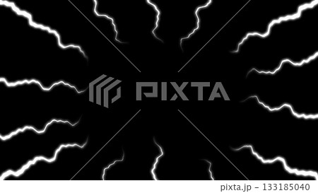 白い稲妻バーストフレーム 白い稲妻バーストフレーム 133185040