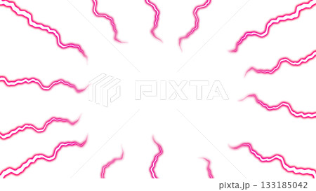 赤い稲妻バーストフレーム 133185042