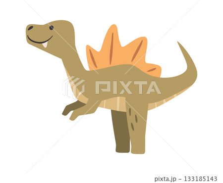 Cute little spinosaurus wild character Cute little spinosaurus wild character 133185143
