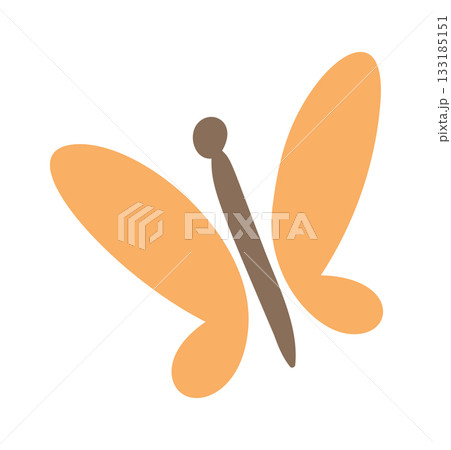 Flying butterfly simple insect design 133185151
