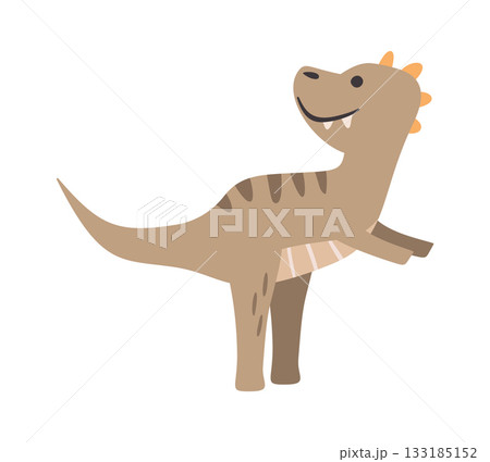 Charming dino t-rex baby character 133185152