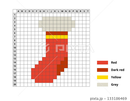 Gift Sock Cross Stitch Scheme 133186469