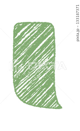 Green crayon sketch diagonal speech bubble forms an organic rectangle as a talk icon. Message bubble appears as comment textbox in chat dialog, perfect for communication and digital conversation Green crayon sketch diagonal speech bubble forms an organic rectangle as a talk icon. Message bubble appears as comment textbox in chat dialog, perfect for communication and digital conversation 133187371