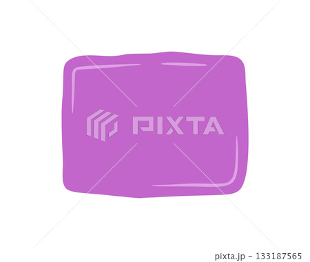 Hand drawn fluid rectangle forms a patch frame shape with a playful doodle edge. Abstract box badge blends as violet background for creative text and modern design concepts. Hand drawn fluid rectangle forms a patch frame shape with a playful doodle edge. Abstract box badge blends as violet background for creative text and modern design concepts. 133187565