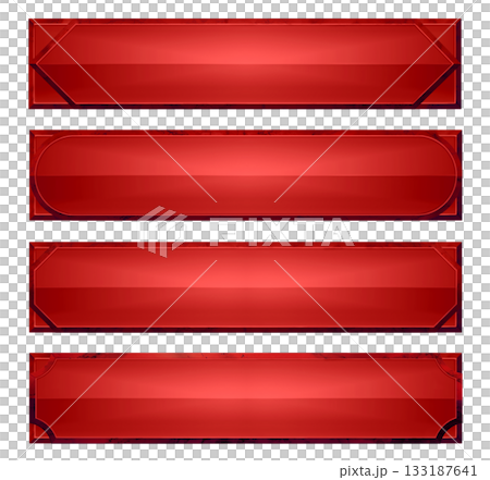 Luxurious red frame F 4-piece set 133187641