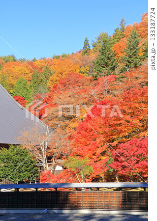信濃大町の古刹 霊松寺の秋 信濃大町の古刹 霊松寺の秋 133187724