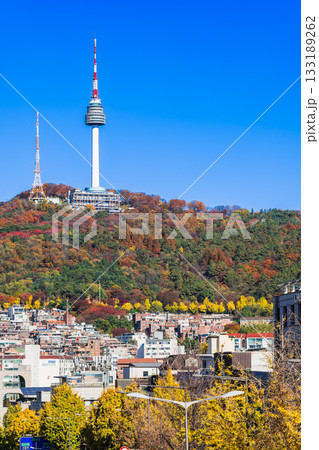 秋のソウル 南山タワー(Nソウルタワー) 秋のソウル 南山タワー(Nソウルタワー) 133189262