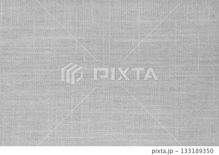 Light grey linen fabric texture background, seamless pattern of natural textile. 133189350