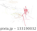 一歳十か月の子どもの絵　研究・学習用　 133190032