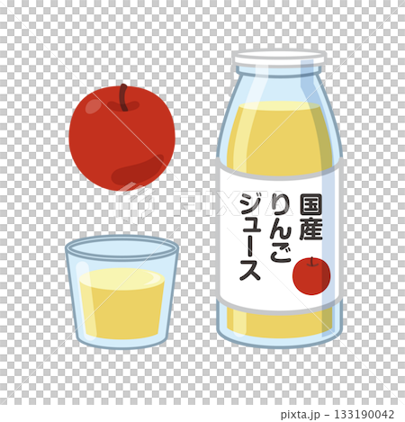 蘋果汁插圖 蘋果汁插圖 133190042
