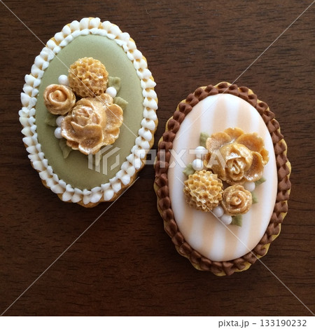 カメオのアイシングクッキー 133190232