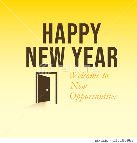 happy new year welcoming new opportunities happy new year welcoming new opportunities 133190965