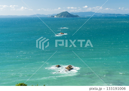 《愛知県》伊良湖岬の海岸線・渥美半島の先端 133191006