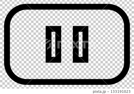 電源插座扁平圖示 133191023