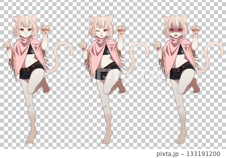 白貓怪獸女孩 133191200