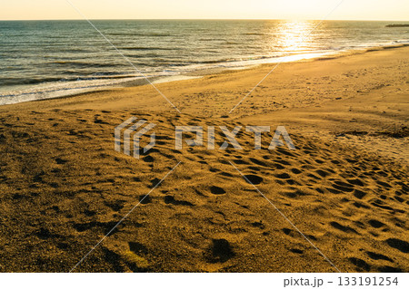 《静岡県》中田島砂丘・夕暮れの風景 133191254