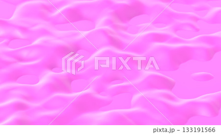 Abstract Pink Lumpy Liquid Background 3D Rendering Abstract Pink Lumpy Liquid Background 3D Rendering 133191566