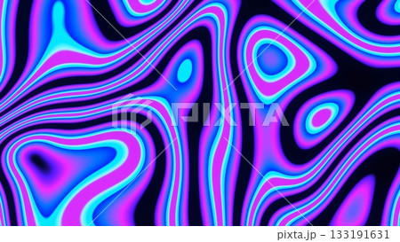 Psychedelic Neon Wave Background Psychedelic Neon Wave Background 133191631