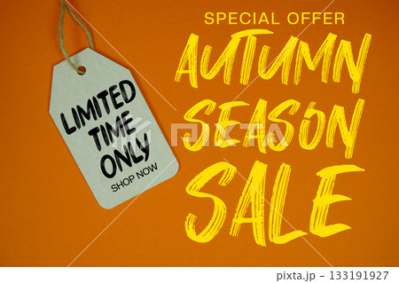 Autumn Sale Special Offer with Price tag This Weekend Only Shop Now 133191927