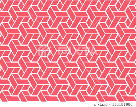 The geometric pattern with lines. Seamless vector background. White and pink texture. Graphic modern pattern. Simple lattice graphic design The geometric pattern with lines. Seamless vector background. White and pink texture. Graphic modern pattern. Simple lattice graphic design 133191996