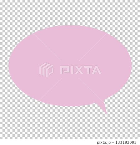 橢圓形對話框輪廓 133192093