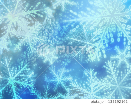 クリスマスイメージ　背景　～ソーダブルー～ 133192161