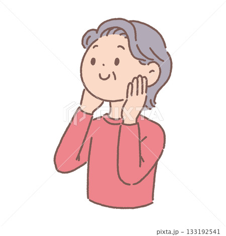 だ液腺マッサージ・耳下腺 133192541