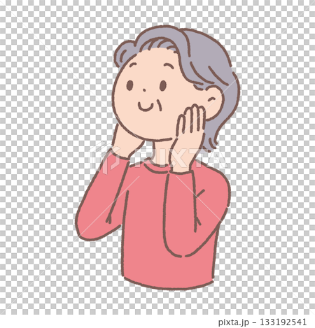 だ液腺マッサージ・耳下腺 133192541