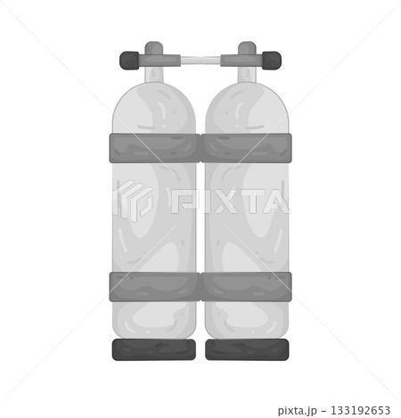 Illustration of oxygen tank Illustration of oxygen tank 133192653