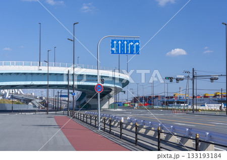 夢洲 夢舞大橋東詰交差点 夢洲 夢舞大橋東詰交差点 133193184