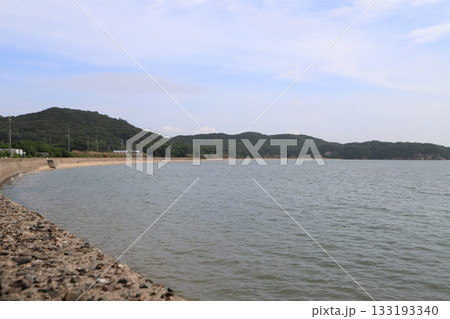 岡山県玉野市胸上浜の風景 岡山県玉野市胸上浜の風景 133193340