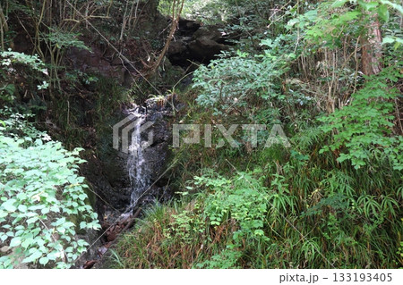 岡山県高梁市　羽山渓の小さな滝 133193405