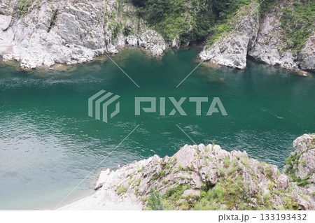 徳島県三好市　小歩危峡 133193432