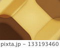 柔らかなブラウンとゴールドの抽象ジオメトリ背景 133193460