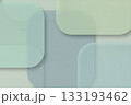 ブルーとミントの重なる幾何学レイヤー背景 133193462