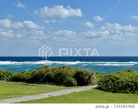 AJリゾートアイランド伊計島からの海の眺め 133193768