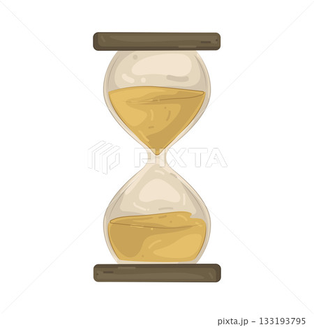 Illustration of hourglass Illustration of hourglass 133193795