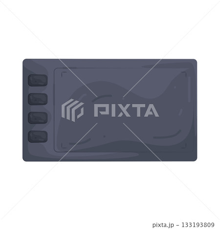 Illustration of pen tablet 133193809