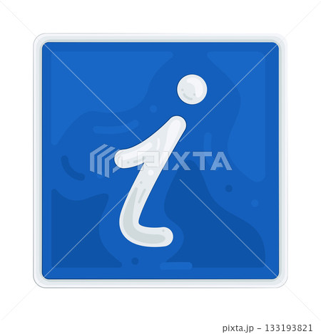 Illustration of information sign Illustration of information sign 133193821