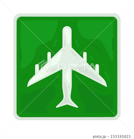 Illustration of airport sign Illustration of airport sign 133193823