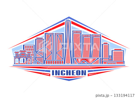 Vector illustration of Incheon Vector illustration of Incheon 133194117