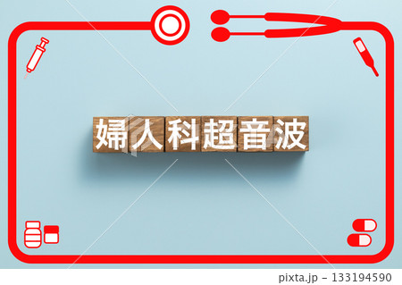 婦人科超音波　健康診断　病気　医学　病院　医院　クリニック 133194590