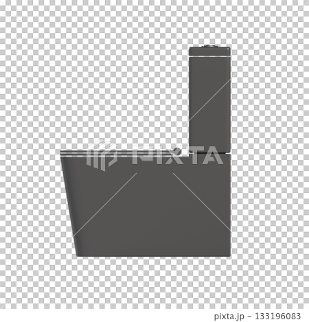 Lavatory pan isolated on a transparent background, bidet, 3D illustration, and CG render Lavatory pan isolated on a transparent background, bidet, 3D illustration, and CG render 133196083