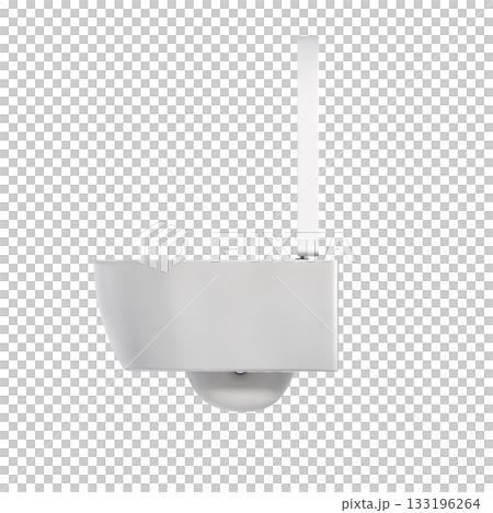 Lavatory pan isolated on a transparent background, bidet, 3D illustration, and CG render Lavatory pan isolated on a transparent background, bidet, 3D illustration, and CG render 133196264