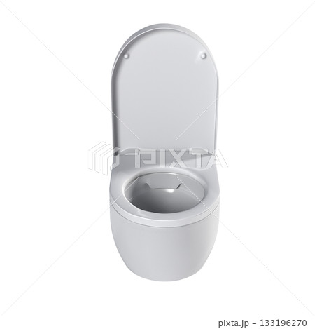 Lavatory pan isolated on a transparent background, bidet, 3D illustration, and CG render Lavatory pan isolated on a transparent background, bidet, 3D illustration, and CG render 133196270