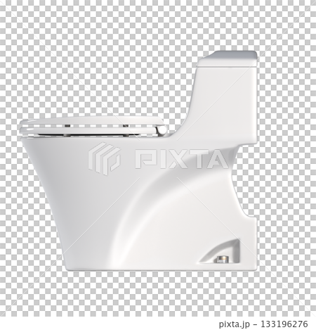 Lavatory pan isolated on a transparent background, bidet, 3D illustration, and CG render Lavatory pan isolated on a transparent background, bidet, 3D illustration, and CG render 133196276