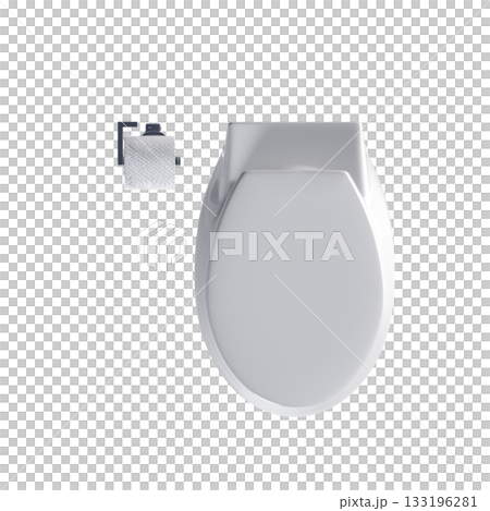 Lavatory pan isolated on a transparent background, bidet, 3D illustration, and CG render Lavatory pan isolated on a transparent background, bidet, 3D illustration, and CG render 133196281