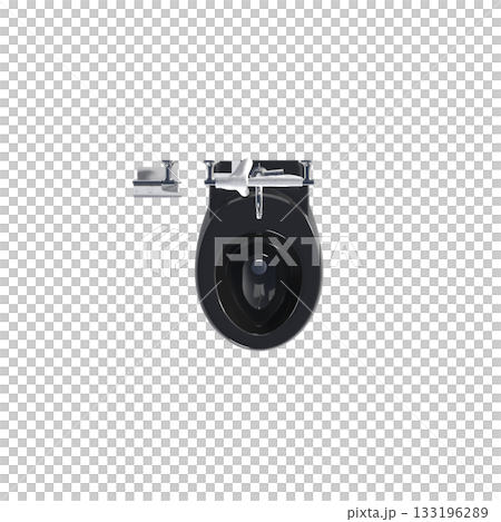 Lavatory pan isolated on a transparent background, bidet, 3D illustration, and CG render Lavatory pan isolated on a transparent background, bidet, 3D illustration, and CG render 133196289