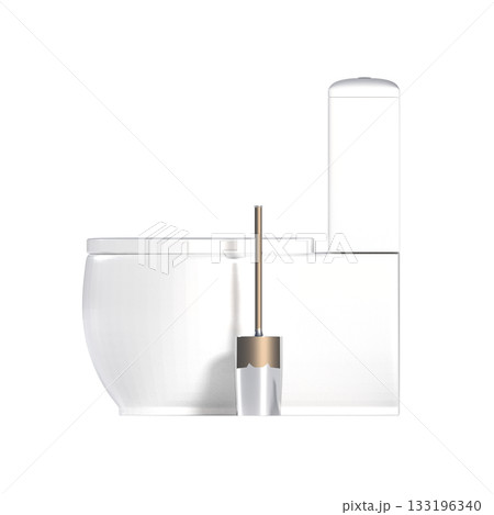 Lavatory pan isolated on a transparent background, bidet, 3D illustration, and CG render Lavatory pan isolated on a transparent background, bidet, 3D illustration, and CG render 133196340