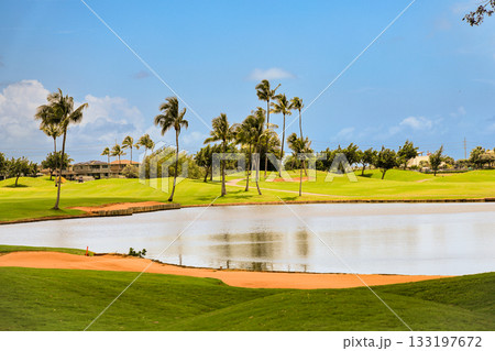 ハワイ(オアフ島)の休日(ゴルフライフ)カポレイno14 ハワイ(オアフ島)の休日(ゴルフライフ)カポレイno14 133197672
